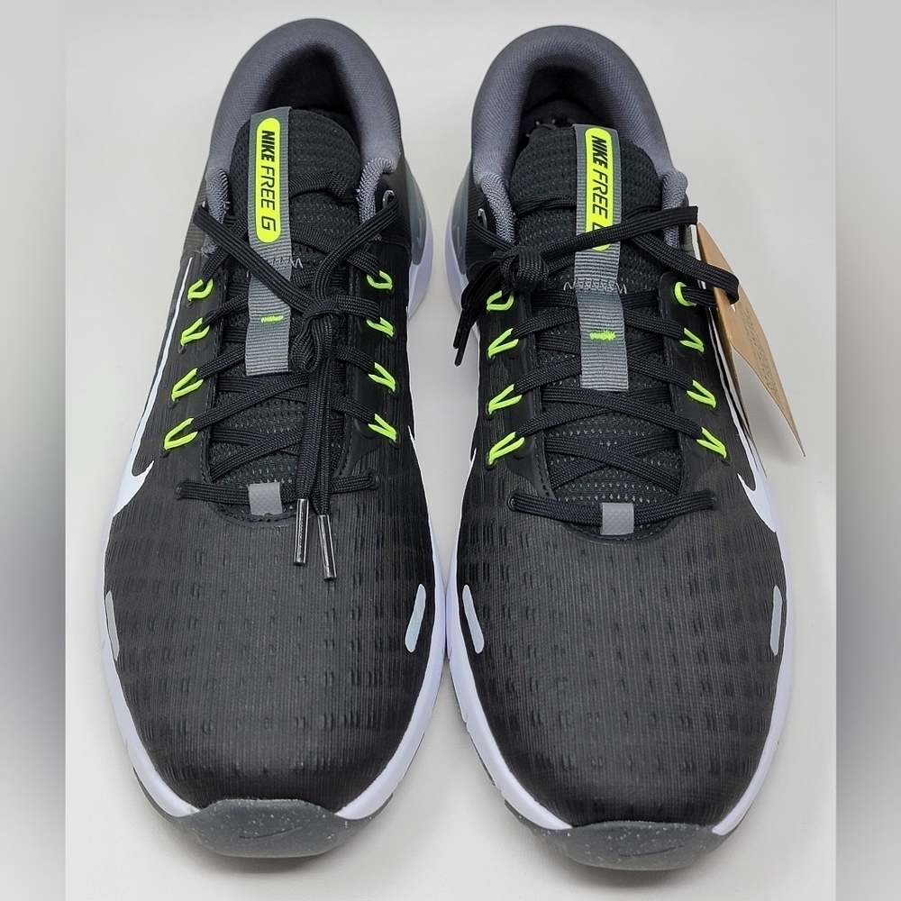 Nike Free Golf NN Golf Shoes Black Iron Grey White FN0332-001 Mens Size 10.5 New - Picture 7 of 11